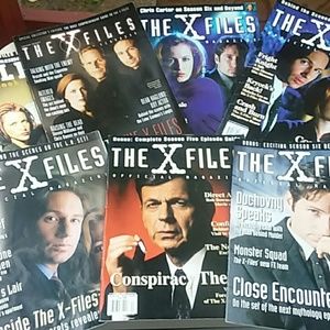 lot of 7 the X files  official magazine